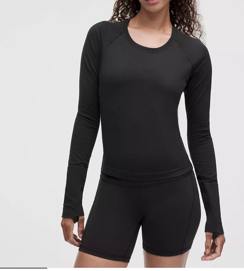 Authentic Lululemon Swiftly Tech Long Sleeve Black | Size 10- runs small